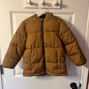 Old Navy Kids Tan Puffer Jacket